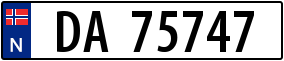 Truck License Plate